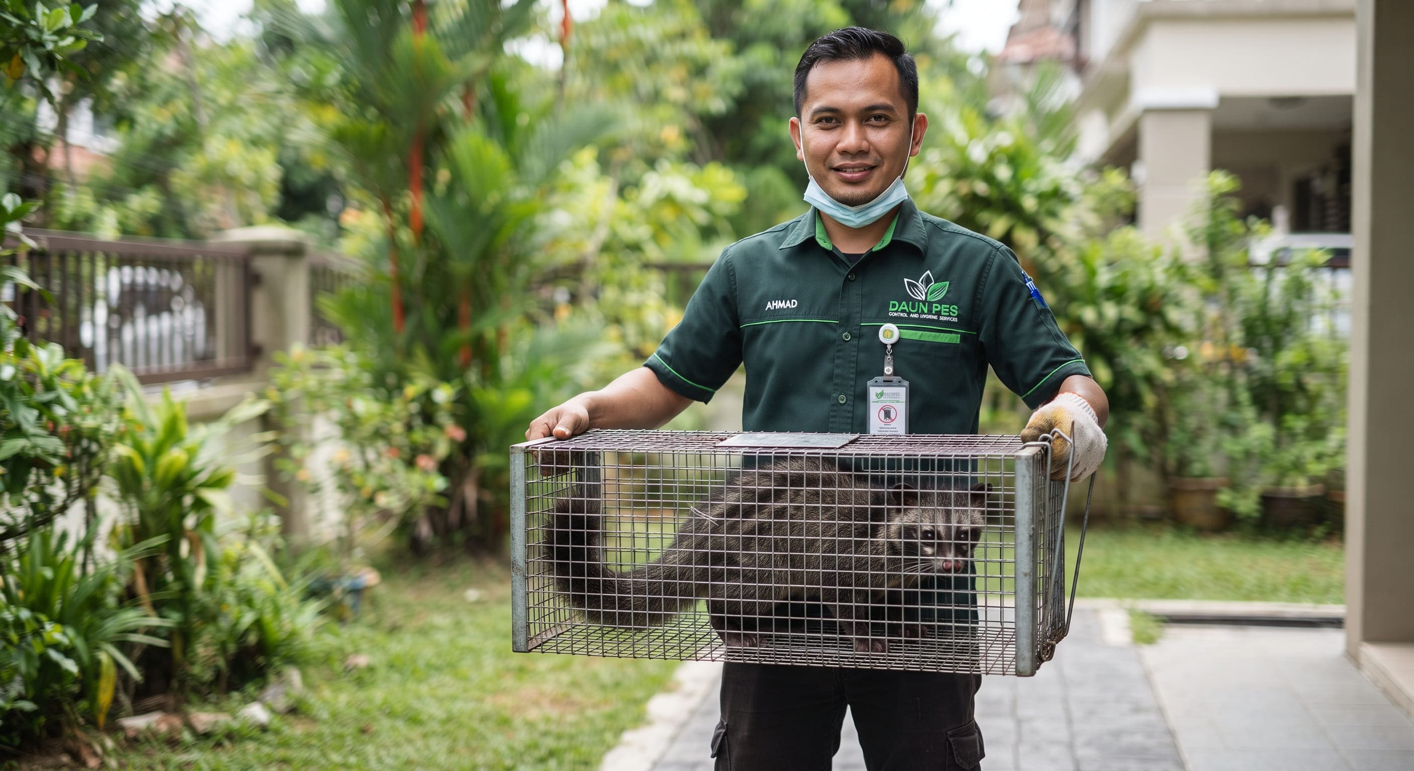 Civet Cat and Wildlife Control Services in Malaysia - Daun Pest Control